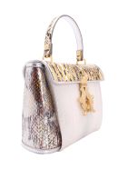 Giancarlo Petriglia Leather Tote Bag Giancarlo Petriglia Leather Tote Bag - Silver