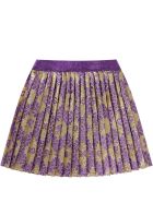Gucci Gold Skirt For Baby Girl With Double Gg Gucci Gold Skirt For Baby Girl With Double Gg - Gold