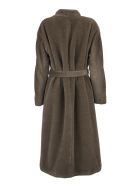 Agnona Coat Taupe Agnona Coat Taupe - Brown