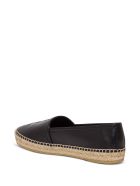 Saint Laurent Monogram Leather Espadrilles Saint Laurent Monogram Leather Espadrilles - Black