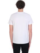 Balmain T-shirt In White Cotton Balmain T-shirt In White Cotton - Bianco