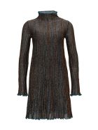 Corteccia Flared Dress In Lurex Knit M Missoni Corteccia Flared Dress In Lurex Knit - Blu