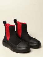 Armani Exchange Flat Booties Armani Exchange Scuba Boots Armani Collezioni Armani Exchange Flat Booties Armani Exchange Scuba Boots - Black