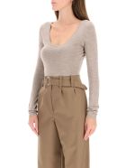 Gabriela Hearst Emily Bodysuit Gabriela Hearst Emily Bodysuit - TAUPE (Beige)