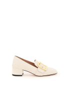 Bally Janelle Leather Loafers Bally Janelle Leather Loafers - 03015 BONE 15 (White)