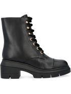 Stuart Weitzman Nisha Leather Combat Boots Stuart Weitzman Nisha Leather Combat Boots - black