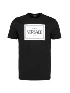 Versace Cotton Crew-neck T-shirt Versace Cotton Crew-neck T-shirt - black