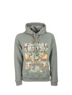 Burberry Lyleford - Montage Print Cotton Hoodie Burberry Lyleford - Montage Print Cotton Hoodie - Pale Grey Melange