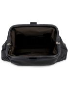 Nico Giani Zoe Leather Clutch With Strap Nico Giani Zoe Leather Clutch With Strap - black