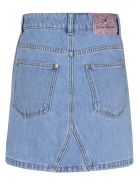 Logomania Denim Skirt Chiara Ferragni Logomania Denim Skirt - Denim