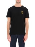 Dolce & Gabbana T-shirt With Bee And Crown Embroidery Dolce & Gabbana T-shirt With Bee And Crown Embroidery - Nero