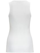 White Cotton Tank Top With Logo Jil Sander White Cotton Tank Top With Logo - White