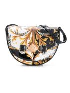 Shoulder Bag With Print Young Versace Shoulder Bag With Print - Nero/oro