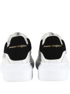 Touch-strap Extended Sole Sneakers Alexander McQueen Touch-strap Extended Sole Sneakers - Bianco/nero