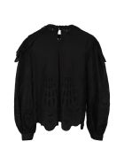Alberta Ferretti Broderie Anglaise Cotton Blouse Alberta Ferretti Broderie Anglaise Cotton Blouse - black