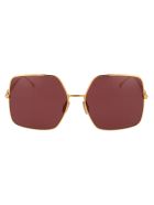 Ff 0439/s Sunglasses Fendi Ff 0439/s Sunglasses - 001U1 YELLOW GOLD