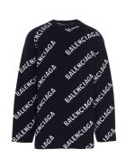 Balenciaga Sweater Balenciaga Sweater - Blue