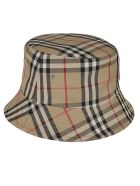 Burberry Heavy Cotton Check 2 Panel Bucket Hat Burberry Heavy Cotton Check 2 Panel Bucket Hat - Archive Beige