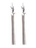 Monogramm Chain Earrings Saint Laurent Monogramm Chain Earrings - Metal argent