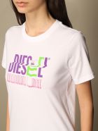 Diesel T-shirt Diesel Cotton T-shirt With Logo Diesel T-shirt Diesel Cotton T-shirt With Logo - White