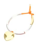 Timeless Pearly Bracelet With Heart Timeless Pearly Bracelet With Heart - GOLD (Orange)