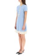 RED Valentino Mini Dress With Bows RED Valentino Mini Dress With Bows - BLUE
