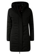 Save the Duck Concealed Closure Parka Save the Duck Concealed Closure Parka - Black