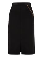 Givenchy Stretch Pencil Skirt With Zip Givenchy Stretch Pencil Skirt With Zip - black