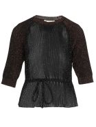 Marco de Vincenzo Lurex Sweater Marco de Vincenzo Lurex Sweater - BLACK