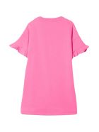 Moschino Pink Teen Dress With Applications Moschino Pink Teen Dress With Applications - Rosa
