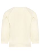 Molo Ivory ''maggie'' Sweatshirt For Kids Molo Ivory ''maggie'' Sweatshirt For Kids - Ivory