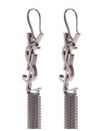 Monogramm Chain Earrings Saint Laurent Monogramm Chain Earrings - Metal argent
