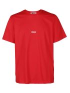 Red Cotton T-shirt MSGM Red Cotton T-shirt - Red