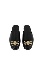 Balenciaga Balenciaga Black Bb Cosy Mules Balenciaga Balenciaga Black Bb Cosy Mules - BLK GOLD