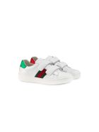Gucci Ace Leather Sneakers Gucci Ace Leather Sneakers - White