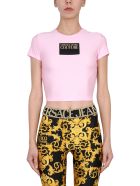 Versace Jeans Couture Crew Neck T-shirt Versace Jeans Couture Crew Neck T-shirt - PINK