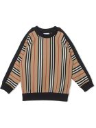 Burberry Black And Beige Cotton Sweatshirt Burberry Black And Beige Cotton Sweatshirt - Check