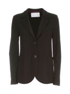 Harris Wharf London Women Stand Up Collar Boyfriend Blazer Superfine Merino Harris Wharf London Women Stand Up Collar Boyfriend Blazer Superfine Merino - Black