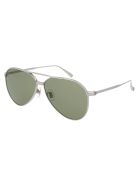 Du0005s Sunglasses Dunhill Du0005s Sunglasses - 004 SILVER SILVER GREEN