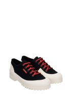 Superga Warmcotton Sneakers In Black Canvas Superga Warmcotton Sneakers In Black Canvas - black