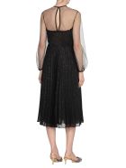 Marco de Vincenzo Lurex Pleated Dress Marco de Vincenzo Lurex Pleated Dress - Glitter Black