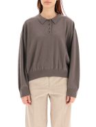 Loulou Studio Cashmere Polo Shirt Loulou Studio Cashmere Polo Shirt - TAUPE (Brown)