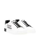 Dolce & Gabbana Portofino White Sneakers Teen Dolce & Gabbana Portofino White Sneakers Teen - Bianco