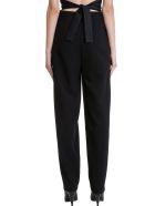 Magda Butrym Pants In Black Cotton Magda Butrym Pants In Black Cotton - black