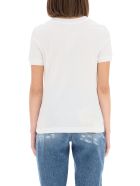 T-shirt With Metallic Dg Logo Dolce & Gabbana T-shirt With Metallic Dg Logo