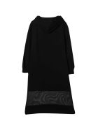 Gaelle Bonheur Black Long Sweatshirt Dress Kids Gaelle Bonheur Black Long Sweatshirt Dress Kids - Nero