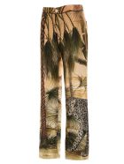 'jaguar In The Oasis' Pants For Restless Sleepers 'jaguar In The Oasis' Pants - Verde