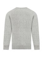 Hugo Boss Grey Sweater For Boy With Logo Hugo Boss Grey Sweater For Boy With Logo - Grey
