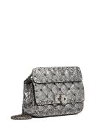 Valentino Garavani Mini Rockstud Glitter Bag Valentino Garavani Mini Rockstud Glitter Bag - Argento