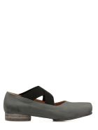 Crossover-strap Ballerina Shoes Uma Wang Crossover-strap Ballerina Shoes - Blue/black